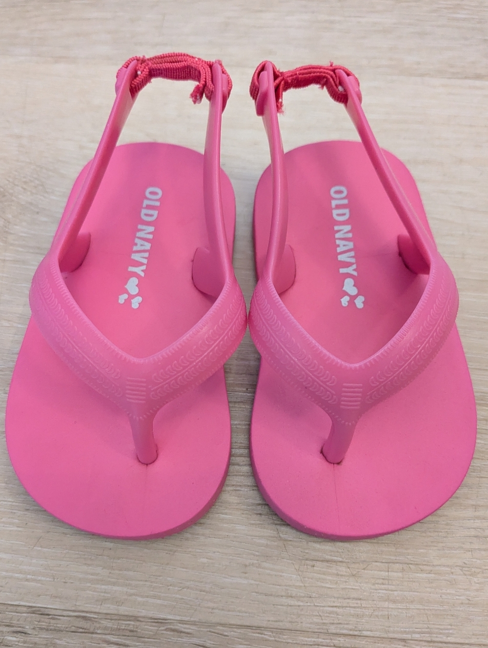 3️⃣ Baby Girl's Shoes- Old Navy Flip Flops, Bow & Flower Flats; Size: 3 Baby - Picture 5 of 9